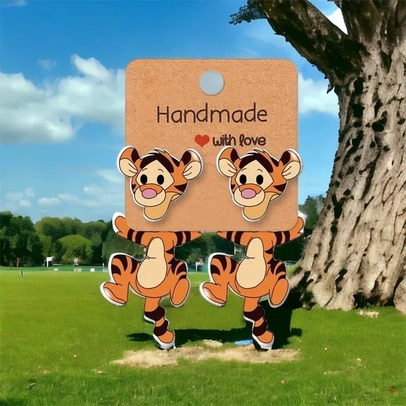 New part Disney Tigger earrings